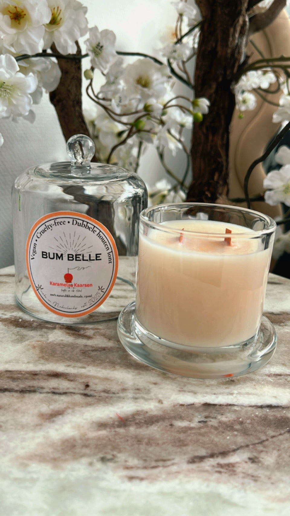 Bum Belle Karamela Kaarsen