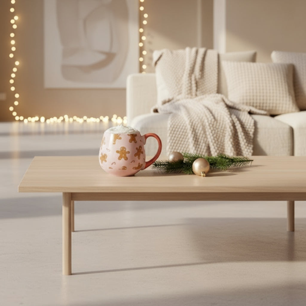 Set van peperkoekenmok en sokken Karamela Kaarsen