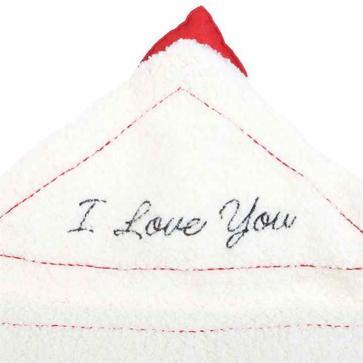 Bouclé Love Cushion – Met Verborgen ‘I Love You’ Message