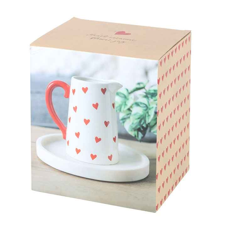 Heart Print Bloemenkan