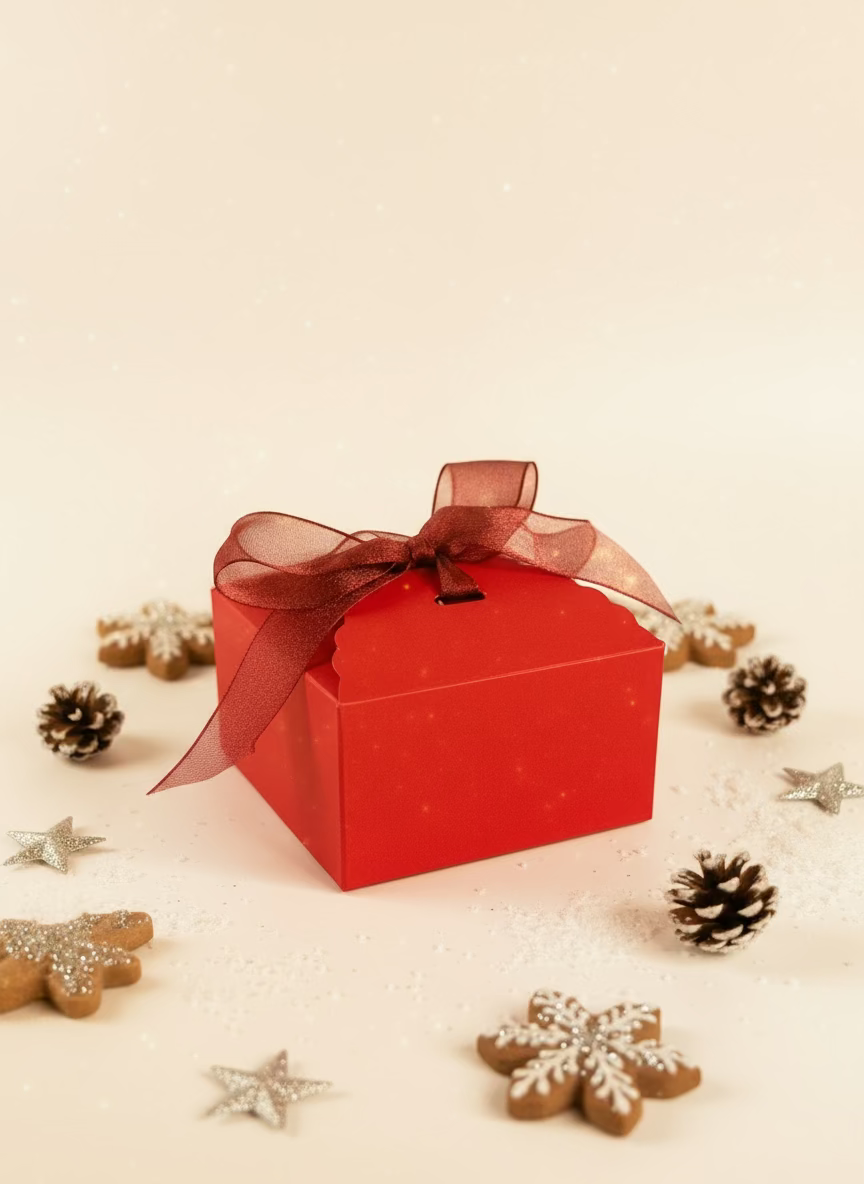 Candy Bow – Handgemaakte geurkaars met subtiele glitters Karamela Kaarsen