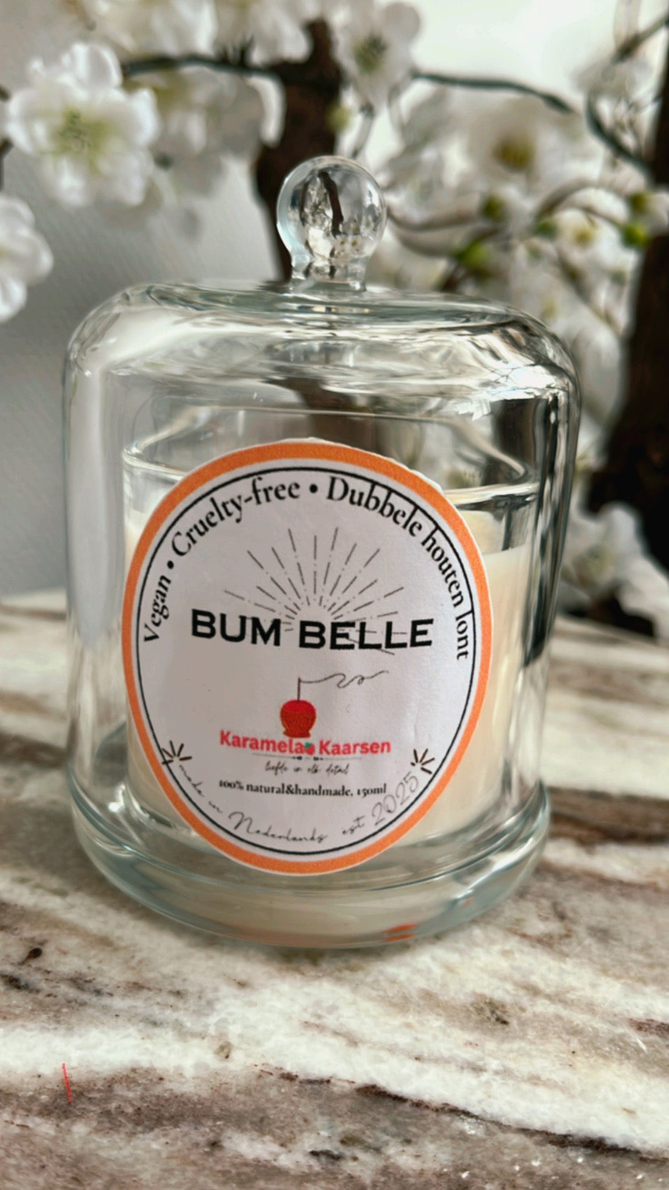 Bum Belle Karamela Kaarsen