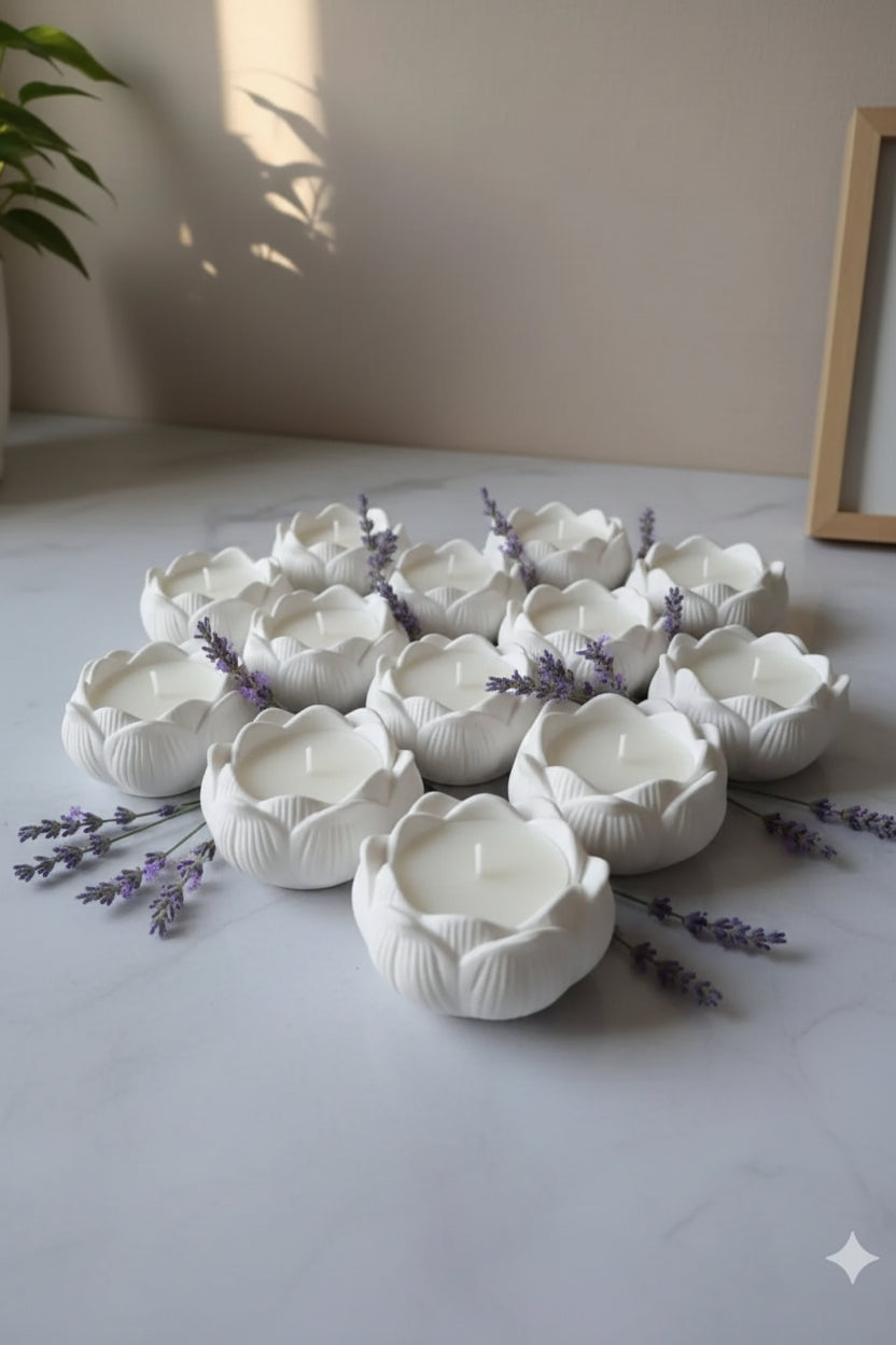 Lavendel Droom - Lentekaars Karamela Kaarsen