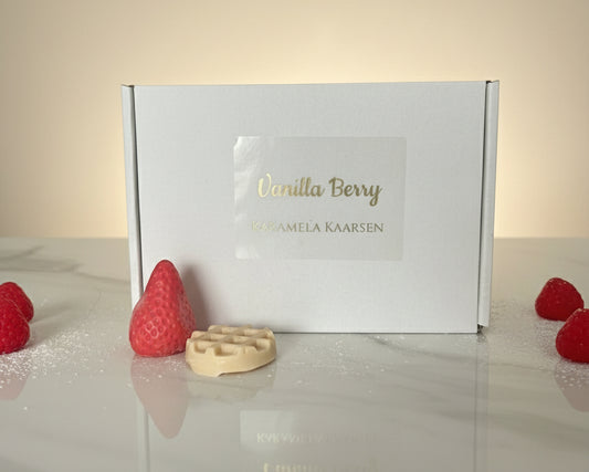 Vanilla Berry – waxmelts aardbei & vanille, 200g Karamela Kaarsen