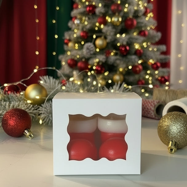 Kerstlaarsjes – Theelichthouder (Set van 2) Karamela Kaarsen