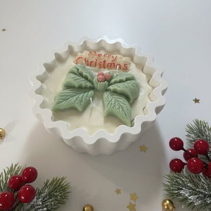 Merry Evergreen Karamela Kaarsen