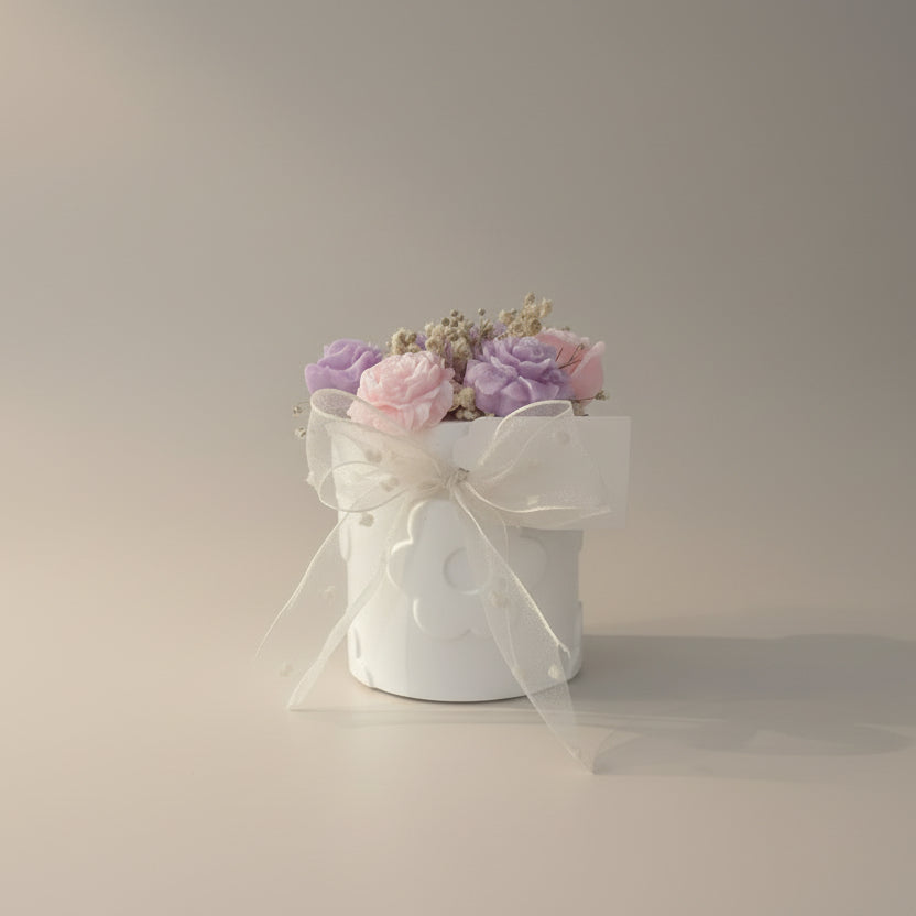 Mini Blossom Harmony – Luxe mini bloemenkaars Karamela Kaarsen