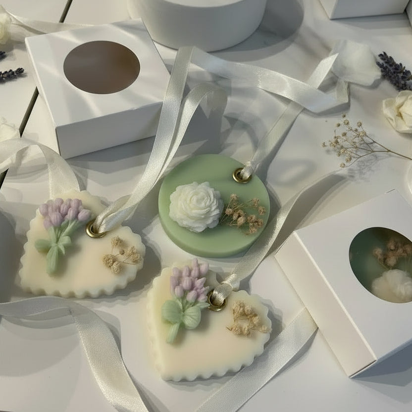 Geurwax tabletten Meadow Lily & Cotton Musk Karamela Kaarsen