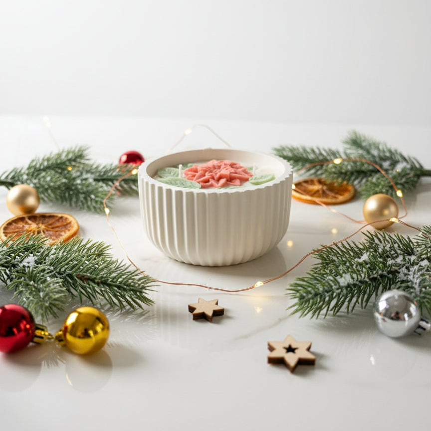 Winter Blossom  Karamela Kaarsen