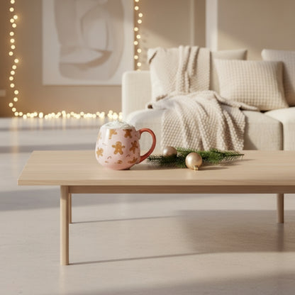 Set van peperkoekenmok en sokken Karamela Kaarsen