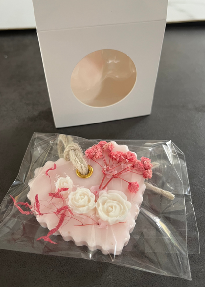 Blooming Heart – Gepersonaliseerde Geurtablet Karamela Kaarsen