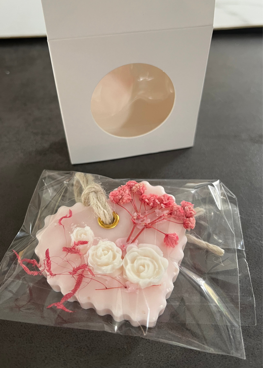 Blooming Heart – Gepersonaliseerde Geurtablet Karamela Kaarsen