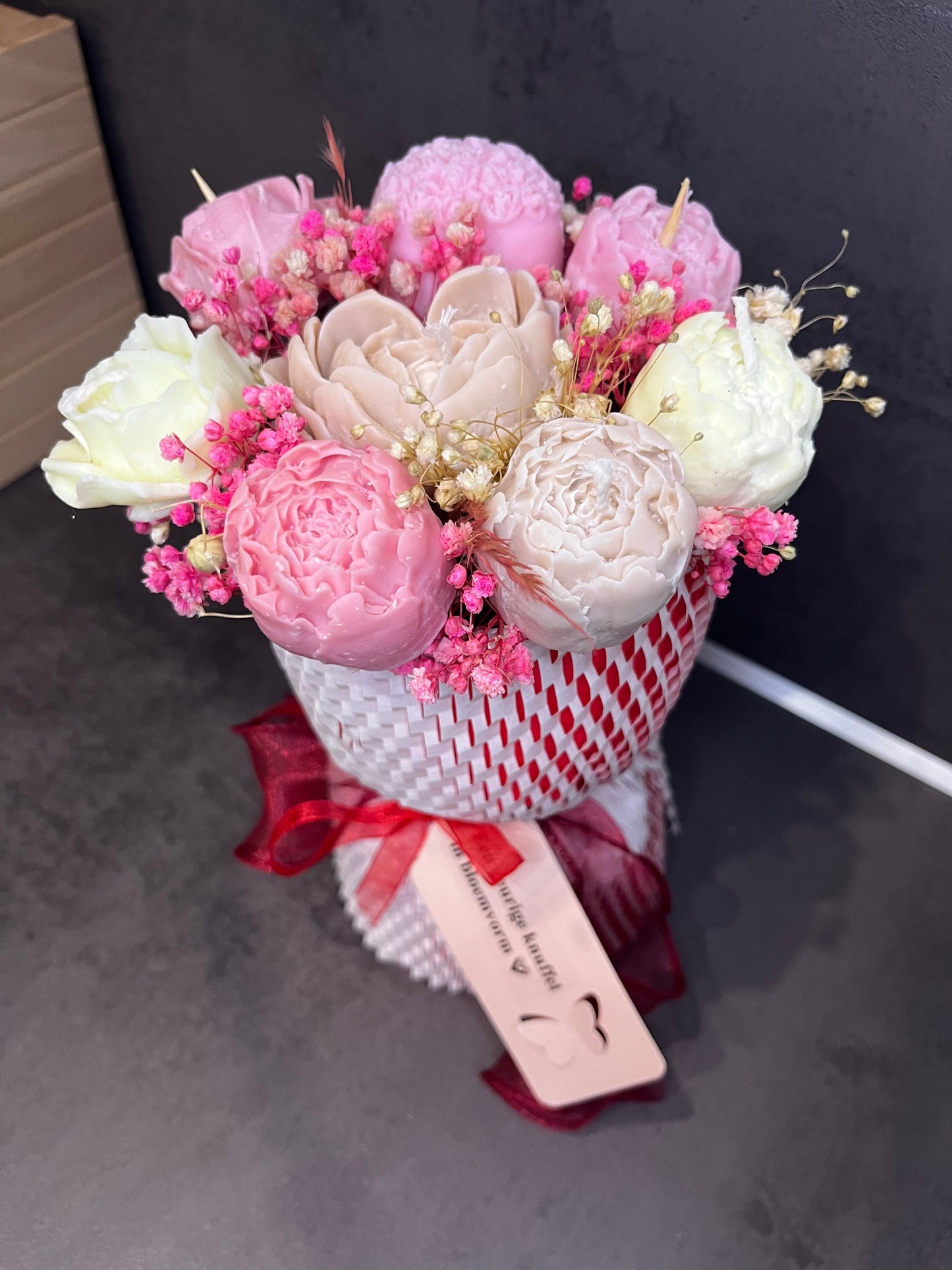 Parfum Bloemen – Luxe Geurkaarsboeket Karamela Kaarsen