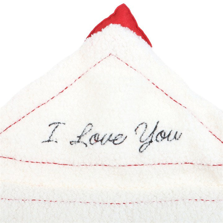 Bouclé Love Cushion – Met Verborgen ‘I Love You’ Message Karamela Kaarsen
