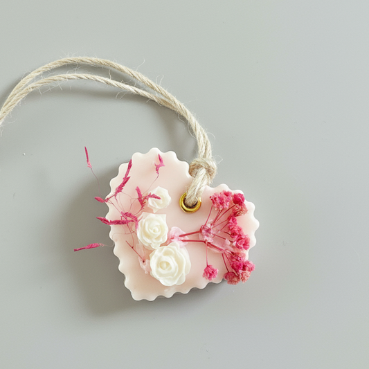 Blooming Heart – Gepersonaliseerde Geurtablet Karamela Kaarsen