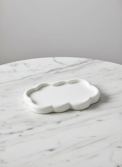 Golvende Tray „Soft Cloud“ Karamela Kaarsen