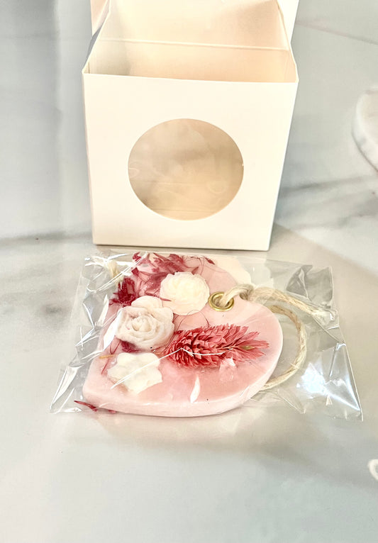Blooming Heart – Gepersonaliseerde Geurtablet Karamela Kaarsen