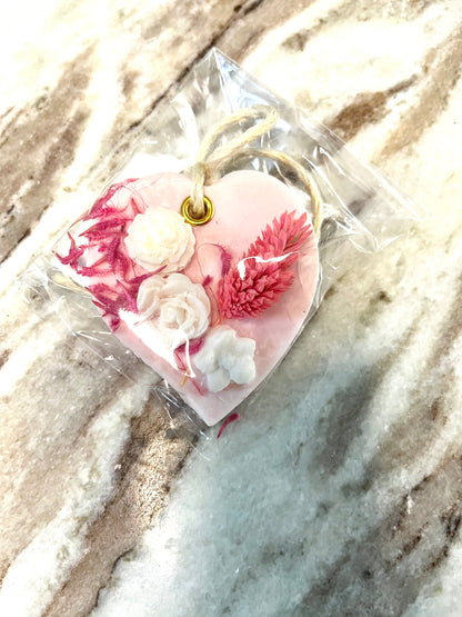 Blooming Heart – Gepersonaliseerde Geurtablet Karamela Kaarsen