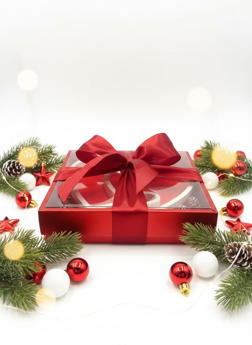 Kerstmuts – Decoratief Plateau Karamela Kaarsen