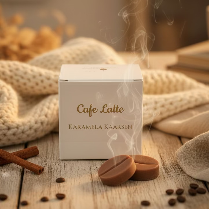 Latte Melt – waxmelts met romige koffiegeur, 100g Karamela Kaarsen