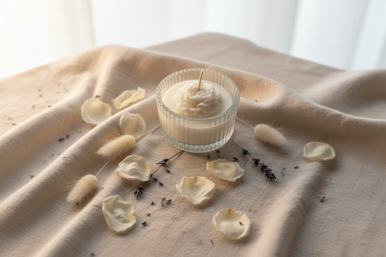 Mini Geurkaars Bloementuin Karamela Kaarsen