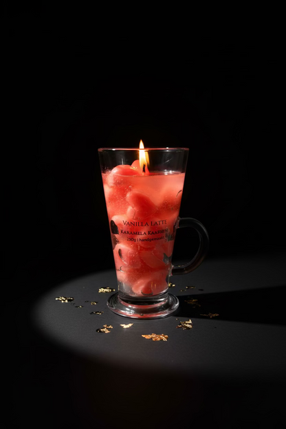 Vanilla Latte – Vanille Geurkaars in glas