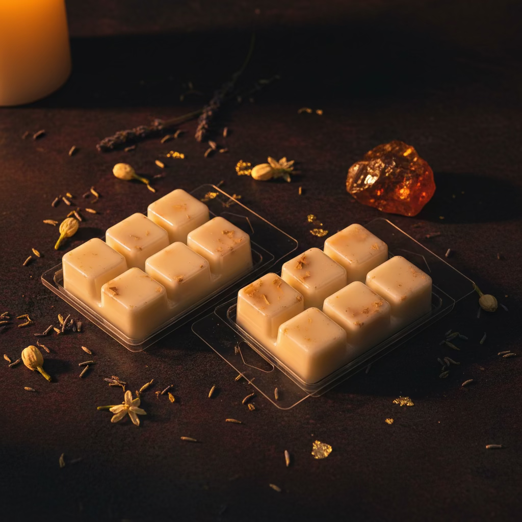 Citrus Ritual Bundle – Wax Melts & Keramische Orange Burner Karamela Kaarsen