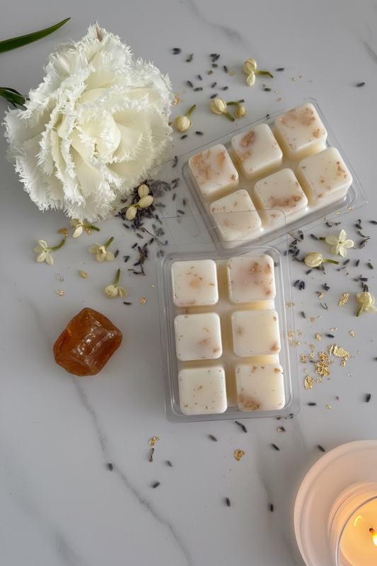 Citrus Ritual Bundle – Wax Melts & Keramische Orange Burner Karamela Kaarsen