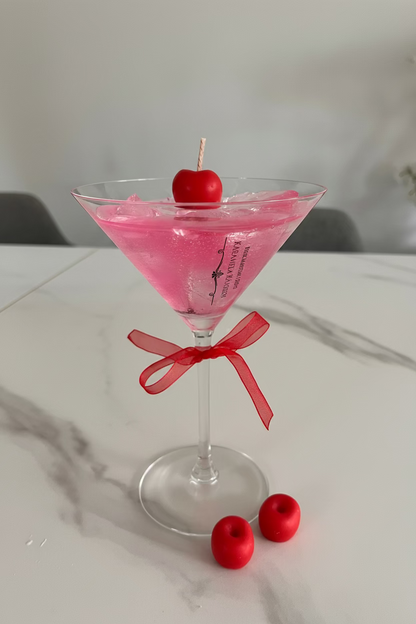 Pink Martini Cocktail Kaars