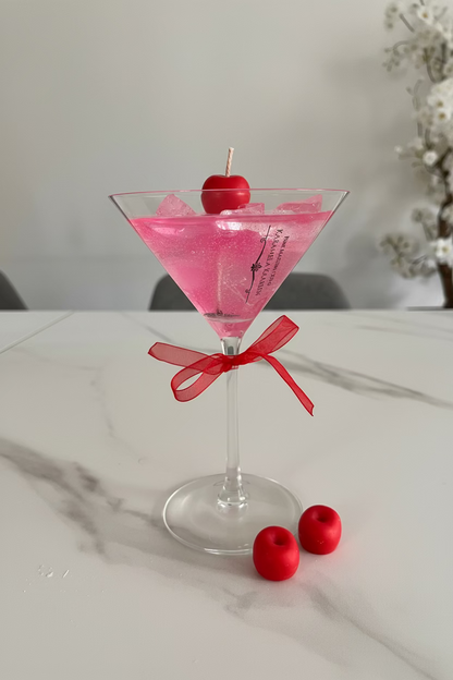 Pink Martini Cocktail Kaars