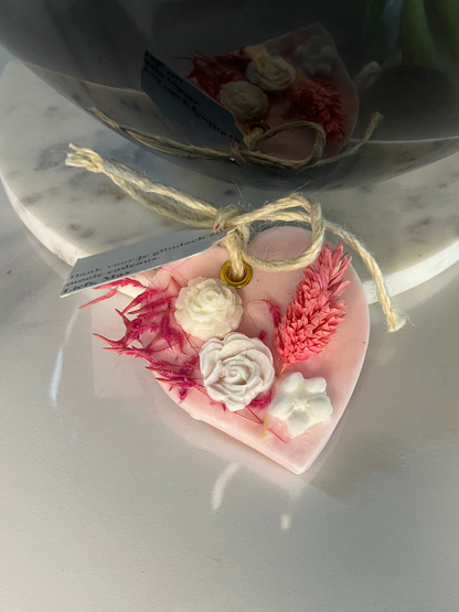 Blooming Heart – Gepersonaliseerde Geurtablet Karamela Kaarsen