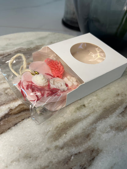 Blooming Heart – Gepersonaliseerde Geurtablet Karamela Kaarsen