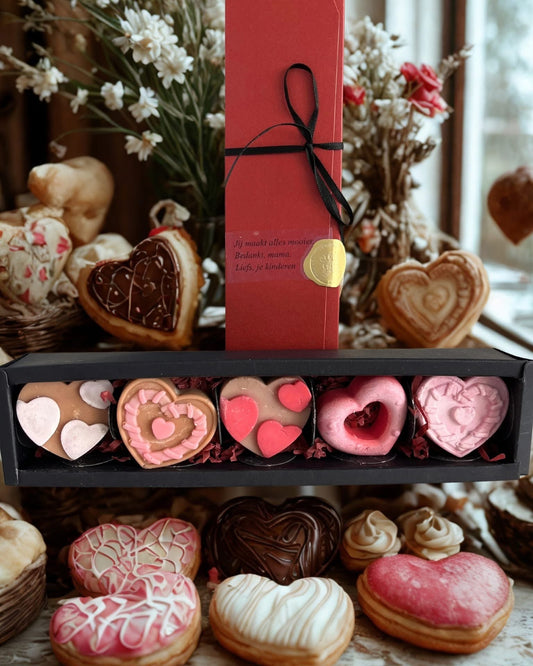 Heartful Bliss – Geurige Waxhartjes Karamela
