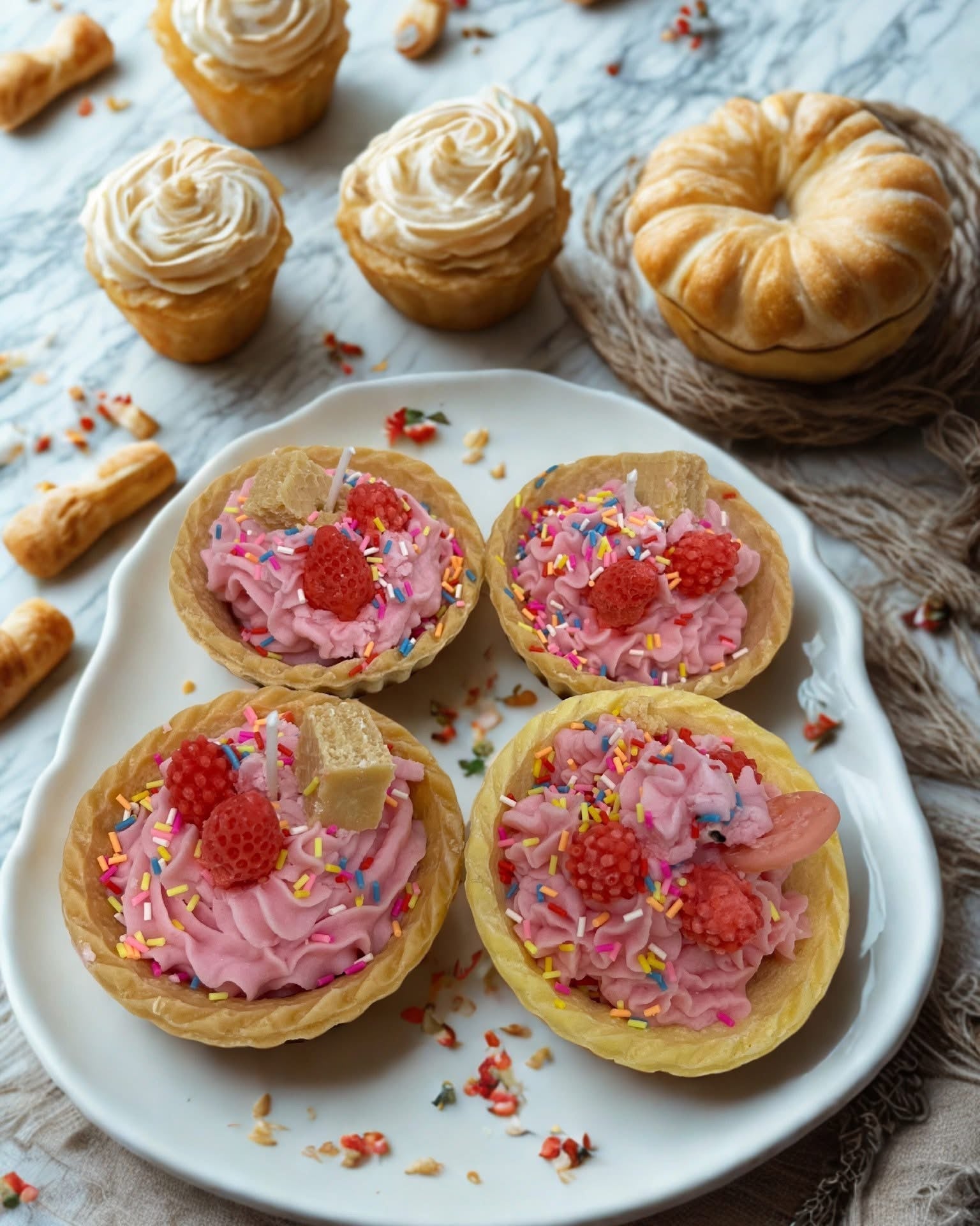Tartaletjes Set Karamela Kaarsen