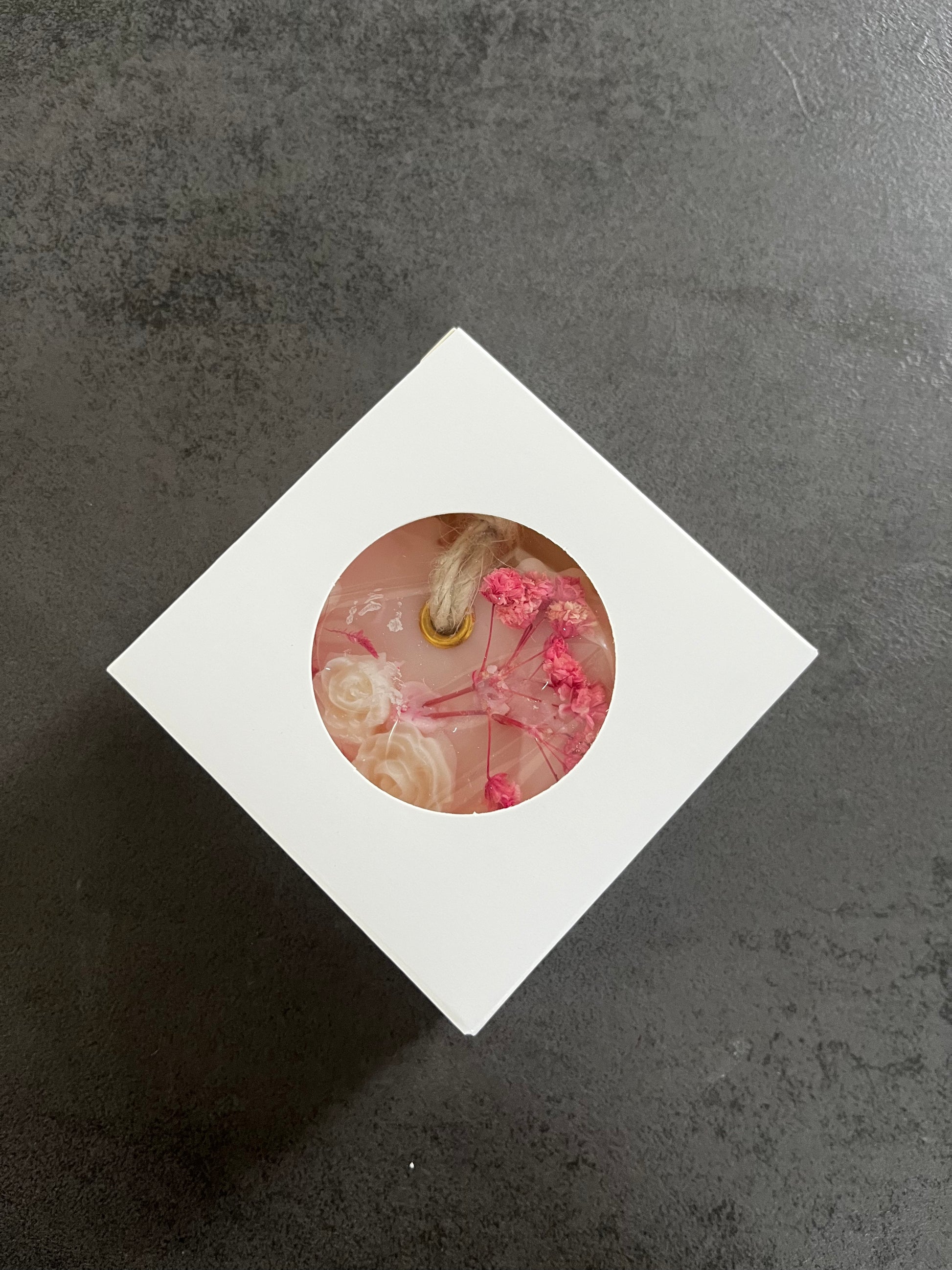 Blooming Heart – Gepersonaliseerde Geurtablet Karamela Kaarsen