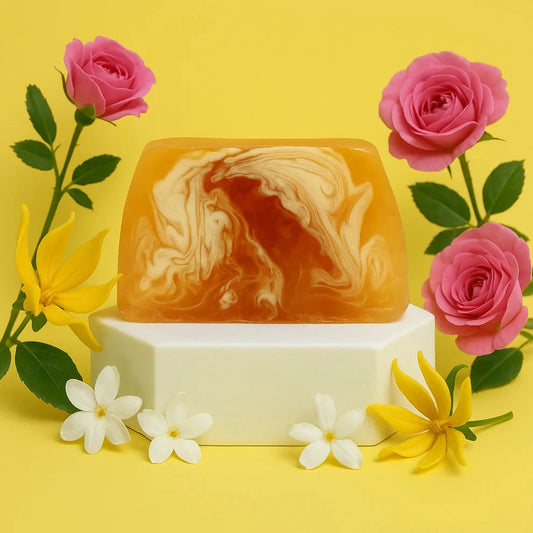 J’adore – Natuurlijke Parfumzeep met Tijdloze Geur Karamela Kaarsen