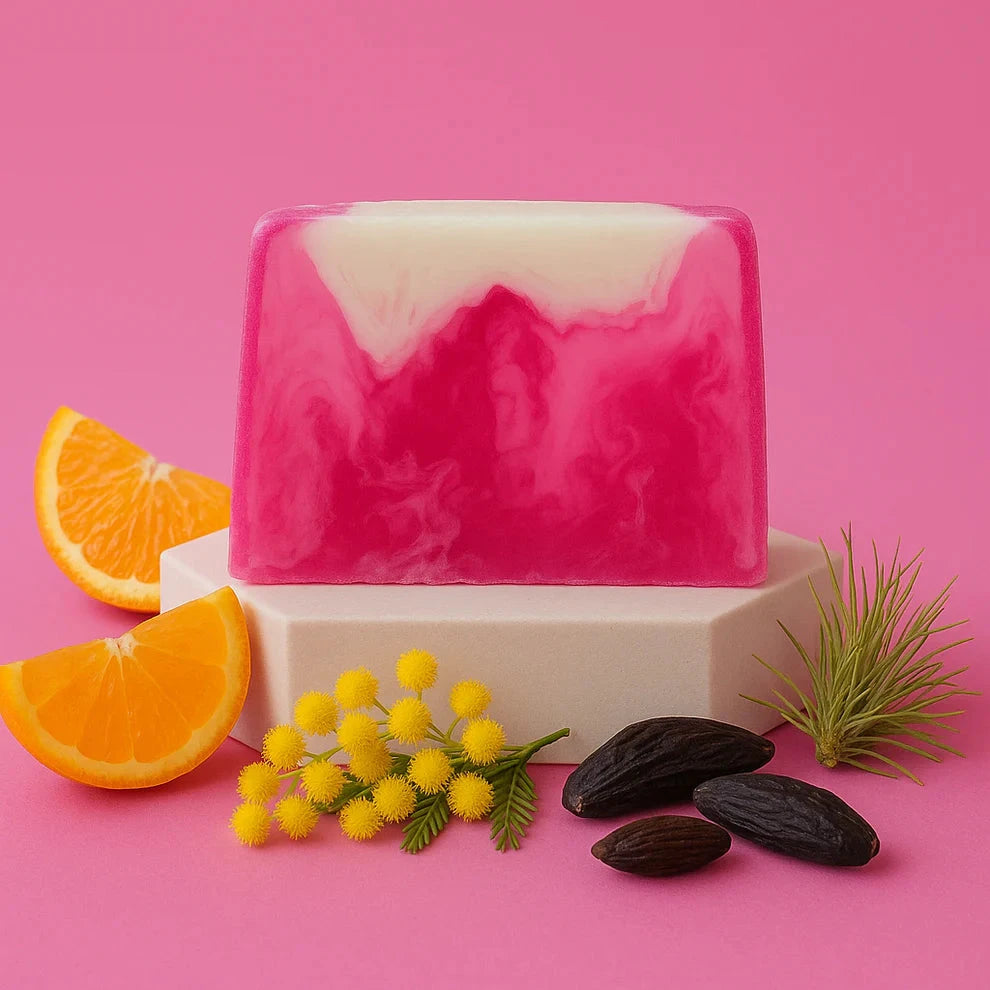 Mademoiselle – Luxe Parfumzeep met Bloemige Geur Karamela Kaarsen