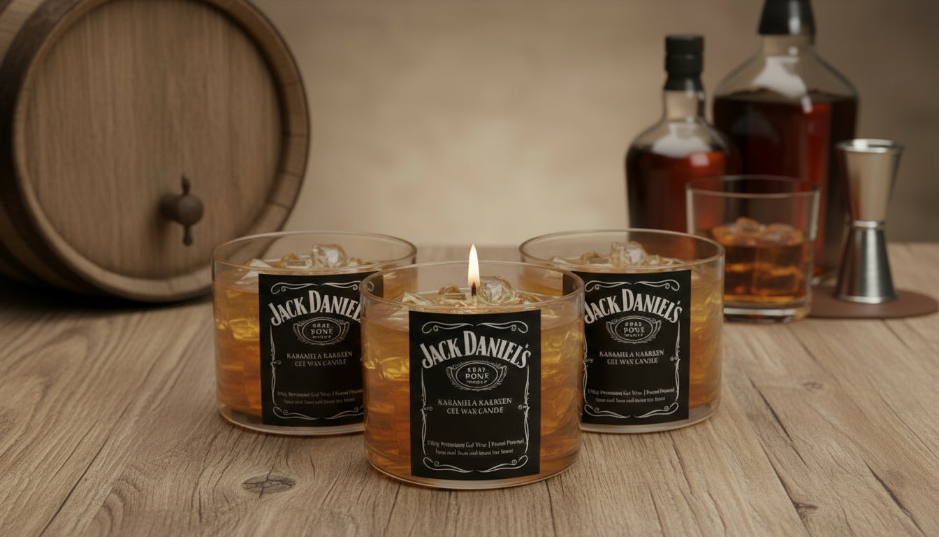 Jack Daniels Gel Wax Kaars Karamela Kaarsen