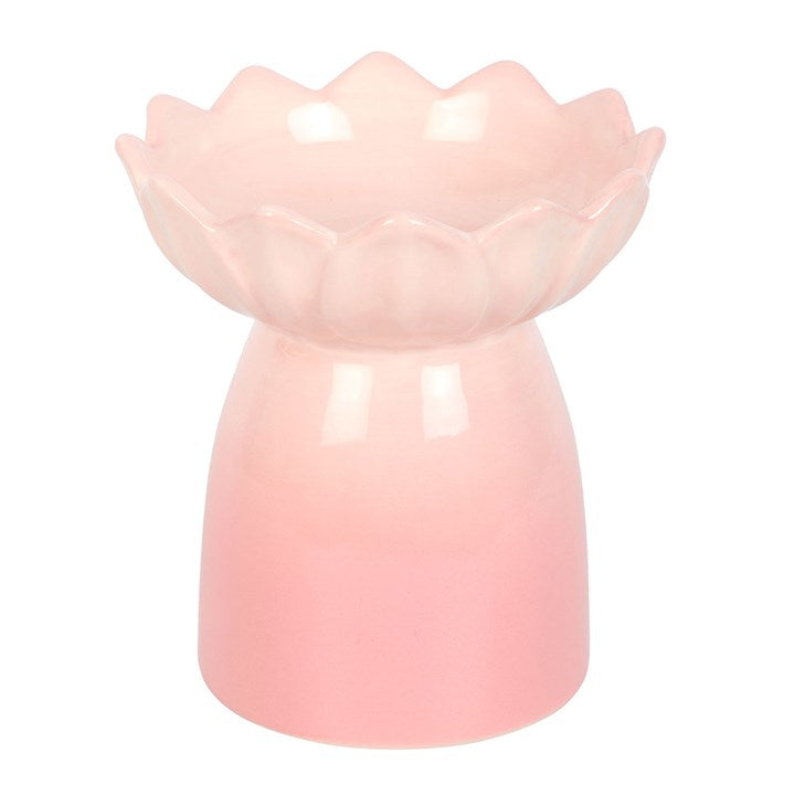 Pink Water Lily Glow – Keramische Oliebrander & Wax Warmer Karamela Kaarsen