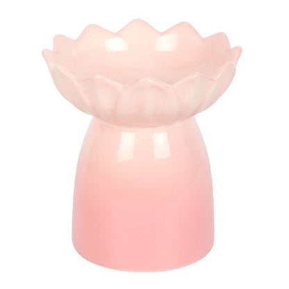 Pink Water Lily Glow – Keramische Oliebrander & Wax Warmer Karamela Kaarsen