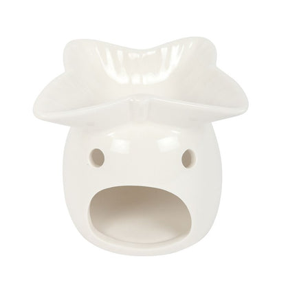 White Butterfly Oil Burner – Keramische Aromabrander voor Geuroliën & Waxmelts