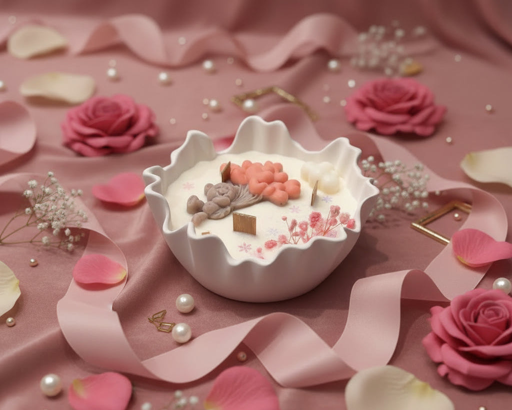 Teddy Love – Valentijn geurkaars met vanille