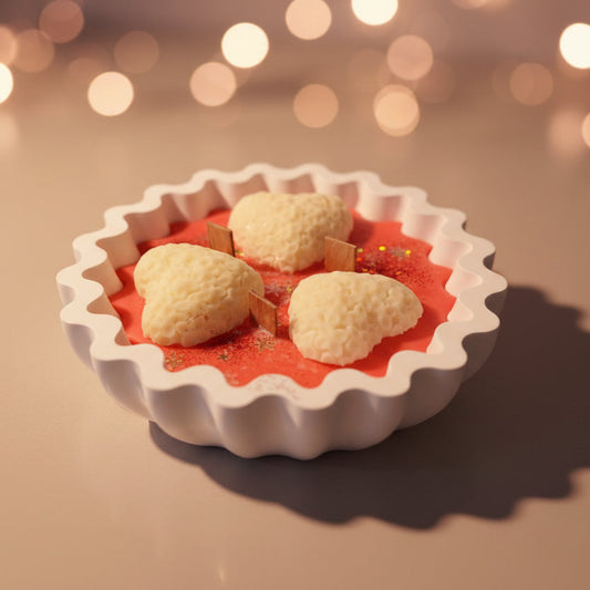 Valentine Hearts – vanille geurkaars