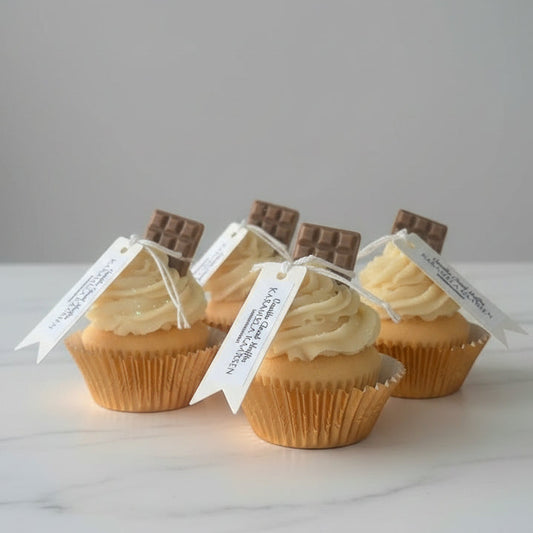 Vanilla Cloud Muffin Set – 4 stuks
