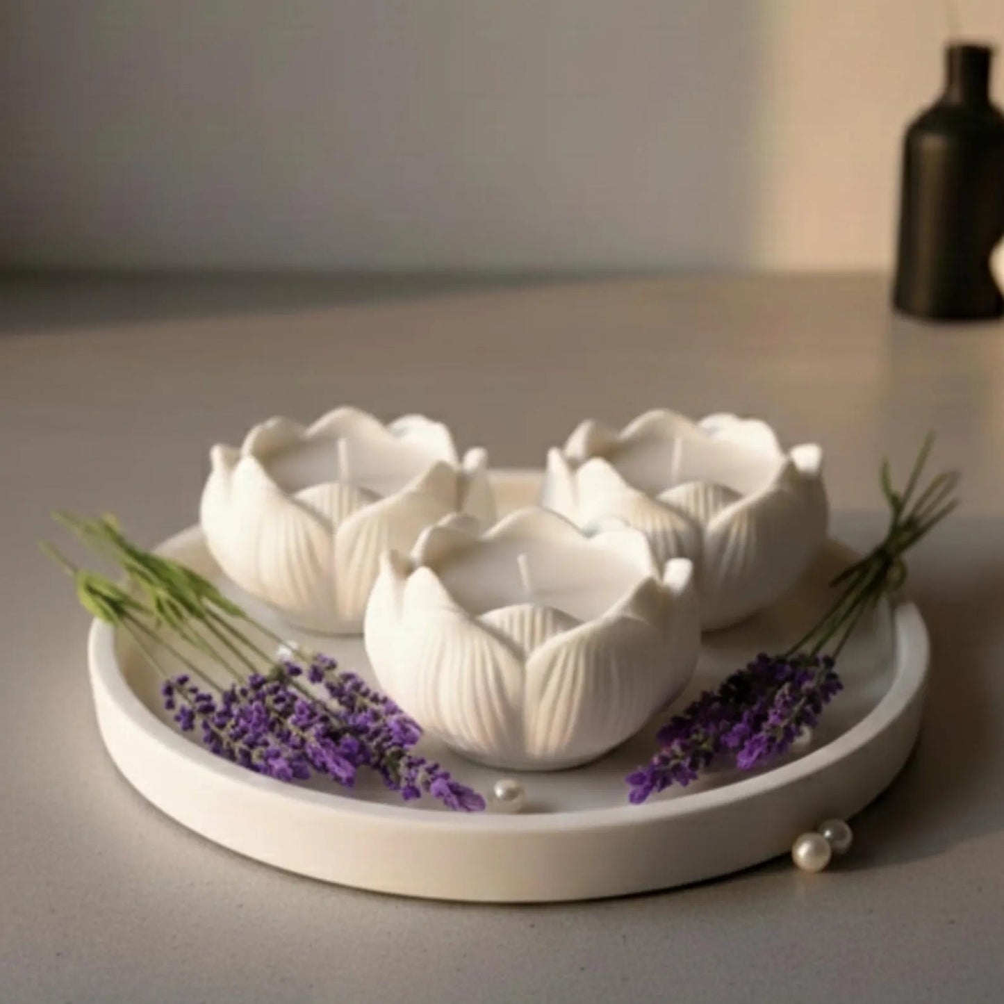 Lavendel Droom - Lentekaars Karamela Kaarsen